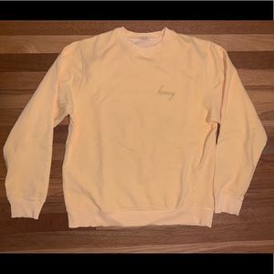 Brandy Melville Crewneck Honey Sweatshirt
